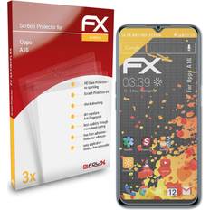 Screen Protectors atFoliX 3x screen protector for oppo a16 screen protection film matt&shockproof