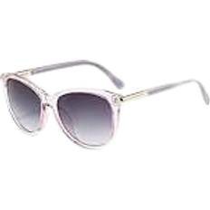 Leopard Print Sunglasses Grey/Transparent