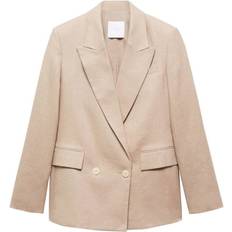 Mango Dame Jakkesæt Mango Tempoli Blazer - Beige