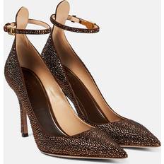 Valentino Garavani Brown Heels & Pumps Valentino Garavani Tan-Go embellished leather pumps brown (UK 7.5)