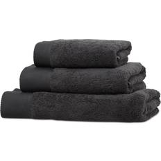 Algodón Egipcio Toallas Frette Diamond Bordo Exclusive - Graphite Bath Towel Gray