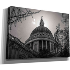 Framed Art Ebern Designs Under The Dome Wrapped Canvas Print 18.0 H x 26.0 W x 0.75 D Framed Art