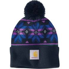 Blue Beanies Carhartt Women's Pow Knit Beanie with Pom