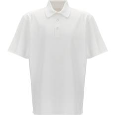 Givenchy Skjorter Givenchy Givenchy-Logo Embroidery Shirt Polo Bianco-Uomo White