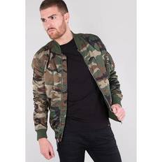 Camouflage Jacken Alpha Industries Jacke MA-1 VF LW Camo Marron