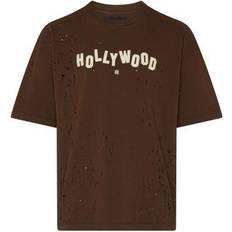 Amiri Bekleidung Amiri Brown Hollywood Shotgun Oversized T-shirt