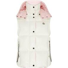 Moncler Solid Colour Vests Moncler Doudoune Sans Manches Luzule - Blanc