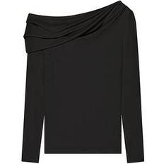Givenchy Dame Bluser Givenchy Top Slank Pasform Top Dame - Sort