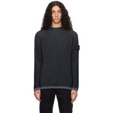 Stone Island Jumpers on sale Stone Island Gray 532C1 Vanisé Full Rib RWS Wool Sweater V0M65 MEL CHARCOAL