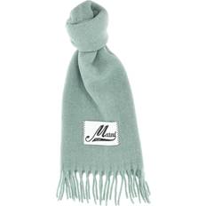 Hombre - Verde Bufandas Marni Marni-Logo Patch Scarf Sciarpe Verde-Donna Green