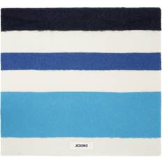 Alpaca - Men Accessories Jacquemus Off-White & Blue 'L'écharpe Arazzo' Scarf