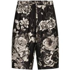 Silk Shorts Dolce & Gabbana Flower Print Silk Shorts