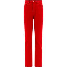 Rouge Jeans Jacquemus Jacquemus-Le De-NîMes Droit Jeans Rosso-Donna Red