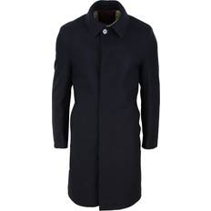 Elastane/Lycra/Spandex - Men Coats Debenhams Classic Overcoat Vintage Style 1920s - Black