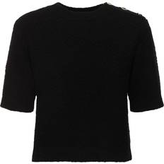 Gucci Maglioni Gucci Wool Bouclé Crewneck Top Black (XS L)