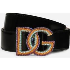 Damen - Mehrfarbig Gürtel Dolce & Gabbana Polished calfskin belt multicolor