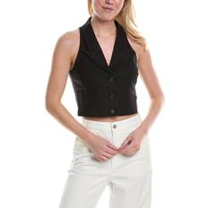 Linnen - Vrouw Vesten Central Park West Daphne Linen-Blend Vest -