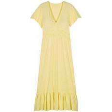 Jaune Robes BA&SH Valma dress yellow