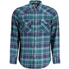 Wrangler Man Shirts Wrangler Green Cotton Shirt