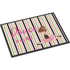 Ballet Dance Is My Life Brunette Door Mat 24 x 36 in