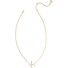 Pearl Necklaces Kendra Scott Letter K Short Pendant Necklace - Gold/Pearl