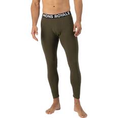 Hopea - Mies Alusvaatteet Mons Royale Cascade 200 Legging - Dark Olive