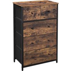 Metall Byråer Songmics Industrial Style Dresser Unit Rustic Brown/Black Byrå 56x89.3cm