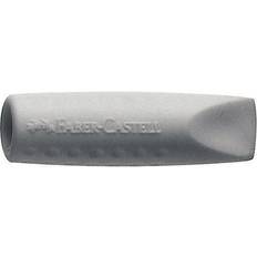 Grey Pen Accessories Faber-Castell Grip 2001 Cap Eraser Grey 2pcs