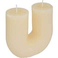 Velas y Accesorios Atmosphera U-Förmige 400g - Demi Elfenbeinweiß Kerze