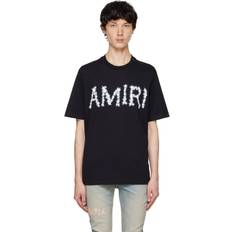 Amiri Abbigliamento Amiri Black Bonded T-shirt Black