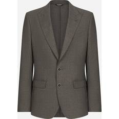 Kleding Dolce & Gabbana Single-breasted Taormina-fit Jacket Gray