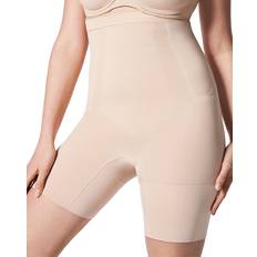 Clothing Spanx Oncore Firm Control High-Waisted Mid-Thigh Short Beige