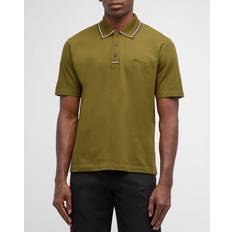 Ferragamo Men Signature polo Green