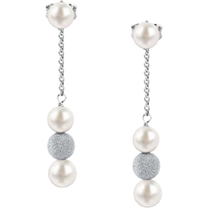 FAVS Earrings - Silver/Pearls