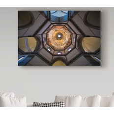 Interior Details Trademark Fine Art Under The Brunelleschis Dome Canvas Print 22.0 H x 32.0 W x 2.0 D Framed Art