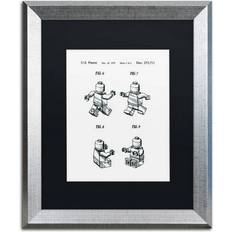 Framed Art Trademark Fine Art Lego Man Patent 1979 Graphic Print 20.0 H x 16.0 W x 0.5 D Framed Art