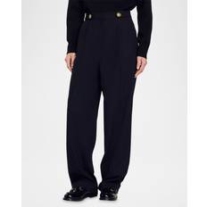 Clothing Sandro Women's Tosca Wide Leg Pants Black FR/10