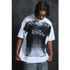 Oversized Heavy Weight Printed T-Shirt - White