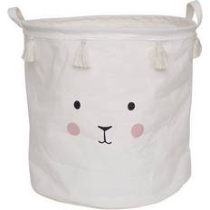 Hvite Oppbevaringskurver Jabadabado Storage Basket Bunny