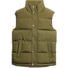 Superdry Vests Superdry Everest Padded Gilet, Surplus Olive Green