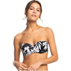 Mehrfarbig Bikinis Roxy Love The Beach Vibe Bandeau-Bikinioberteil Für Frauen