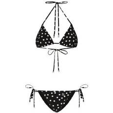 Dolce & Gabbana Vrouw Bikinisets Dolce & Gabbana Polka-dot Triangle Bikini Woman