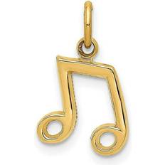 Finest Gold Musical Notes Charm C1094 - C1094