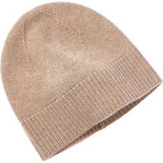 Beanies Amicale Cashmere Jersey Beanie - Brown