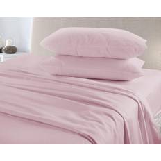 Homespace Direct Cotton Duvet Cover Pink (200x200cm)