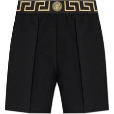 Versace Women Shorts Versace Shorts med logo Black