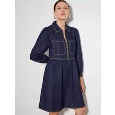 Monsoon Denm Shirt Dress - Indigo