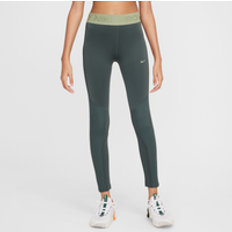 Pro Girls' Therma-FIT Mid-Rise Leggings - Green