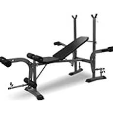 Multifunktionell träningsbänk Mobiclinic Fitness, Multifunktionell Träningsbänk