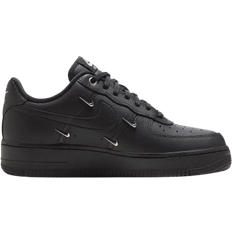 Damen - Nike Air Force 1 - Schwarz Schuhe NIKE Air Force 1 '07 LX W - Black/Metallic Silver